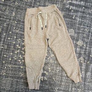 Hanna Andersson 5 Slim Double Knee Sweats Gray Kids Joggers